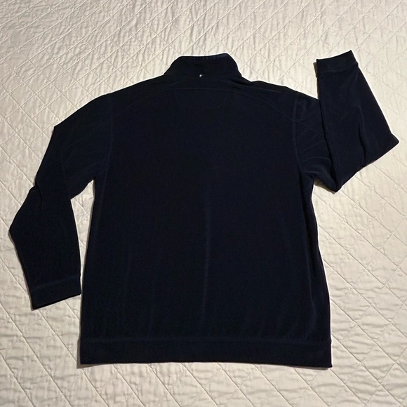 Tommy Bahama Navy Zip-Up Sweater - Picture 5 of 11